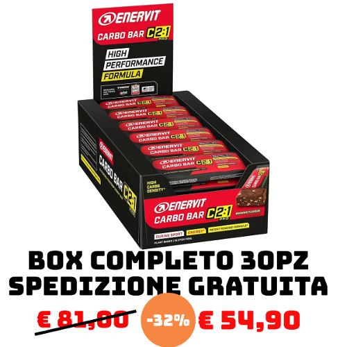 ENERVIT C2:1 CARBO BAR BROWNIE BOX 30PZ
