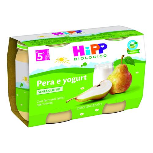 HIPP BIO OMOG PERA/YOGURT2X125